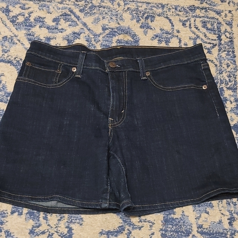 Levi's Jean shorts sz 30 denim dark wash WS79